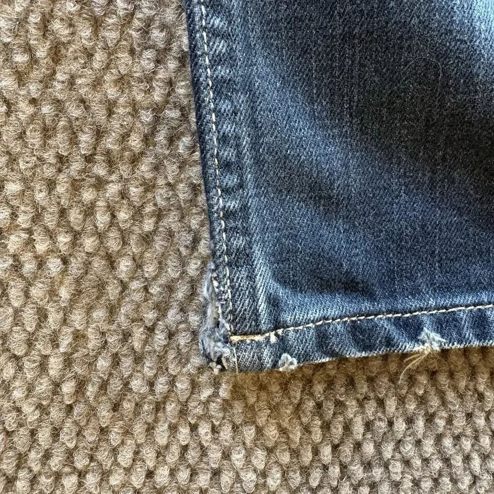 Banana Republic Men’s Jeans Straight Fit Blue Denim Medium Wash Button Fly